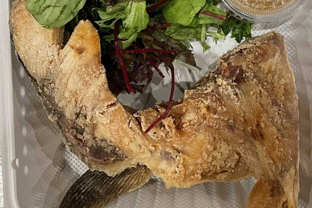 BBQ Hamachi Kama