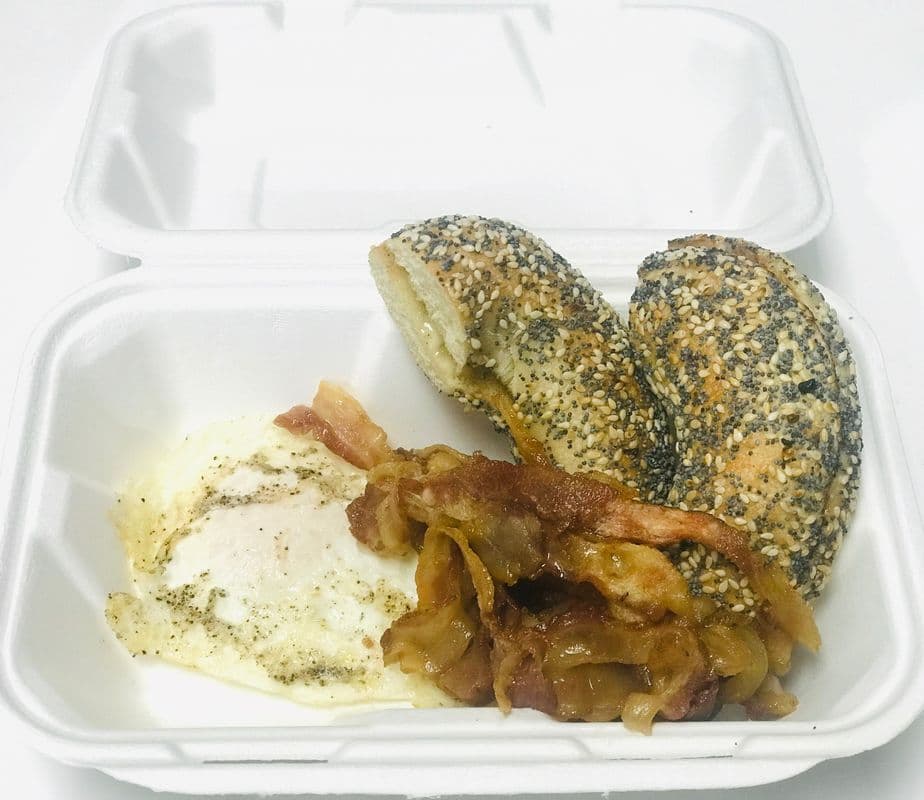 1 Egg and Toast with Bacon