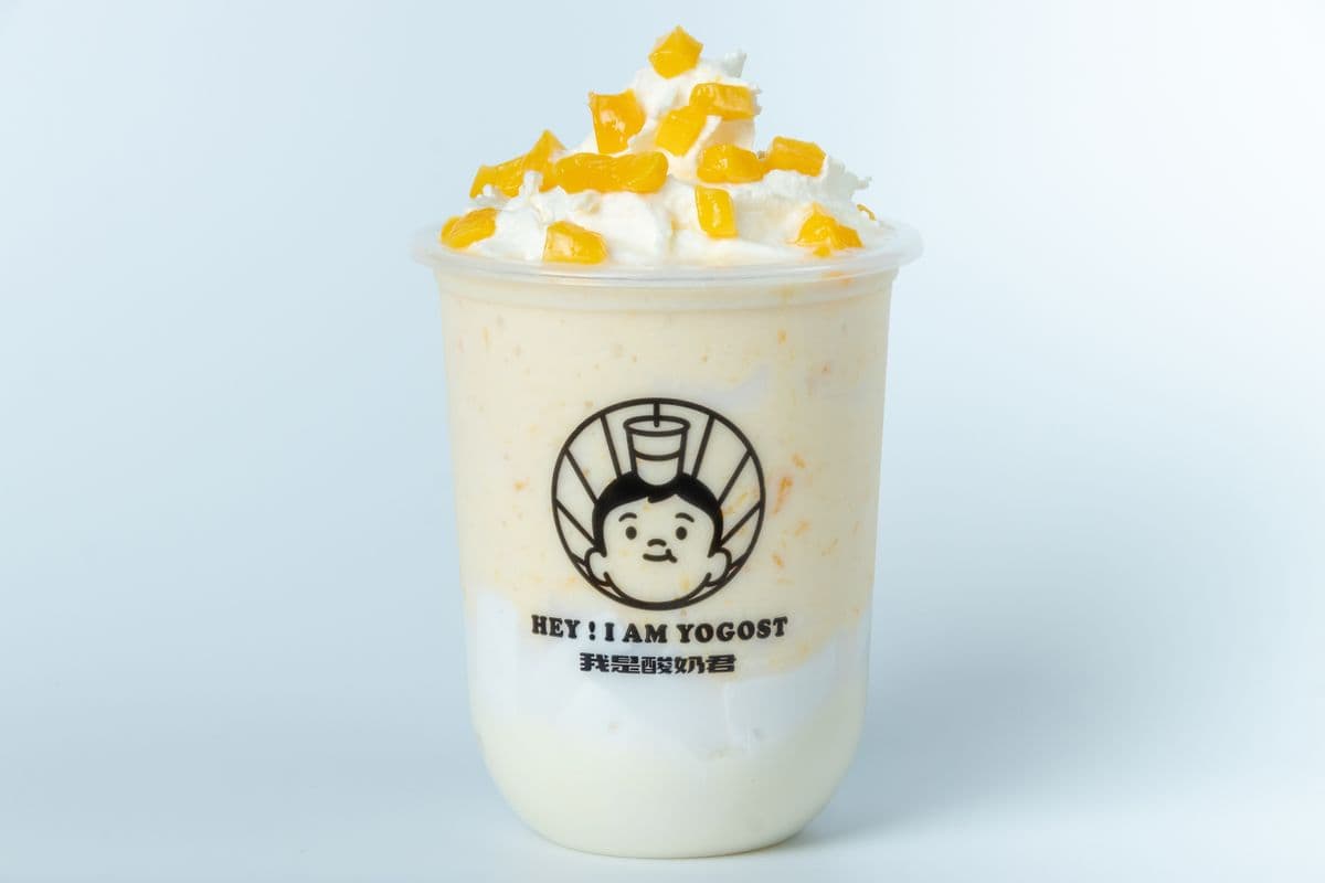 Mango Coconut Mochi Yogurt - 生打椰芒团子酸奶