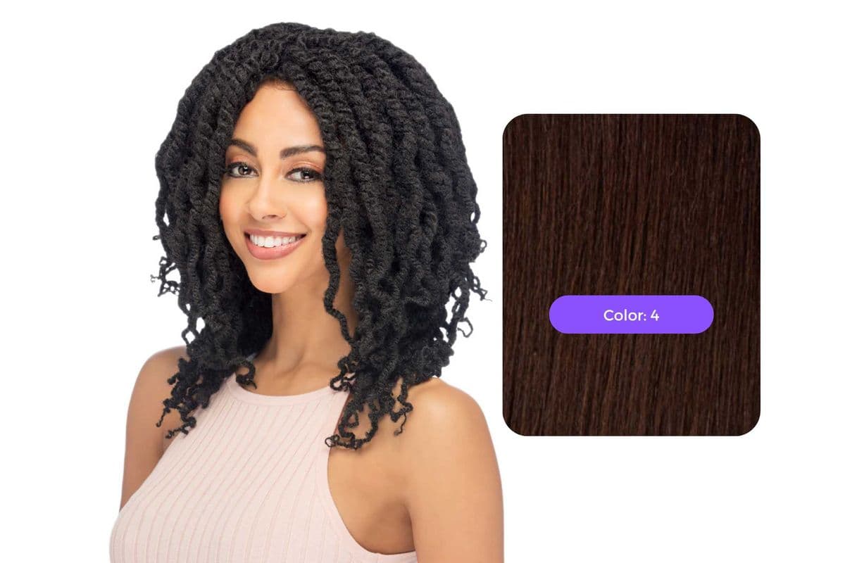 (#4) Vivica Fox Human Afro Soul Kinky Bulk 16" - HKBK16