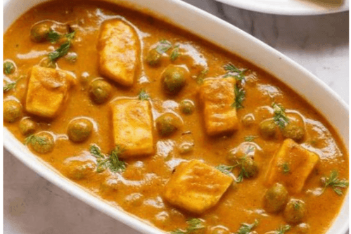 Matar Paneer / Kaju Matar / Methi Paneer