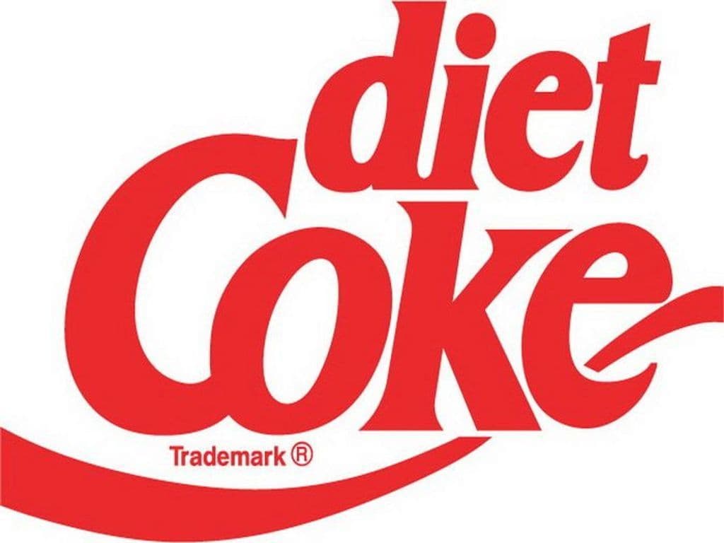 canned diet coke