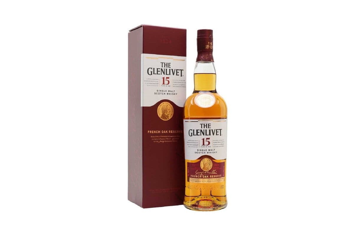 The Glenlivet 15 Year Old Single Malt Scotch Whisky (1 x 750 ml)