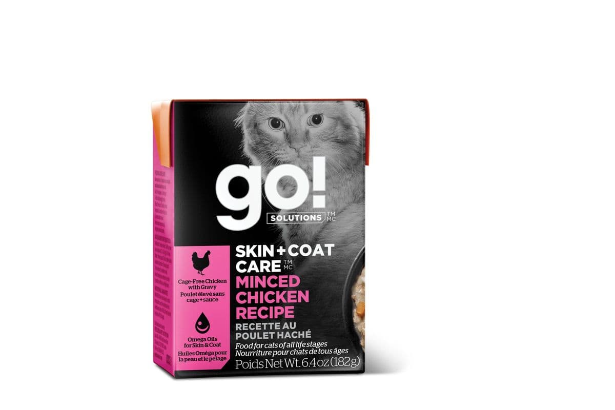 Go! Solutions Skin & Coat Care Minced Chicken Wet Cat Food (6.4 oz)