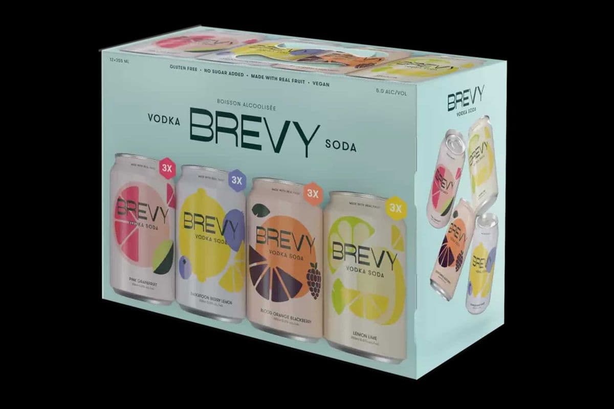 BREVY VODKA SODA PARTY PACK (1 x 12*355ML)