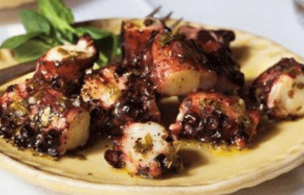 Pieuvre grillée