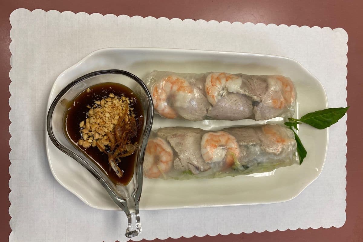 3. Shrimp & Pork Fresh Rolls (2)