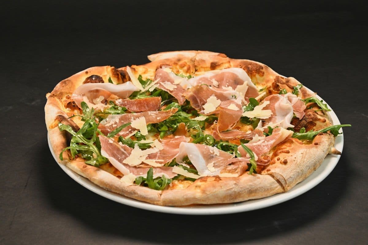 Prosciutto Arugula Pizza