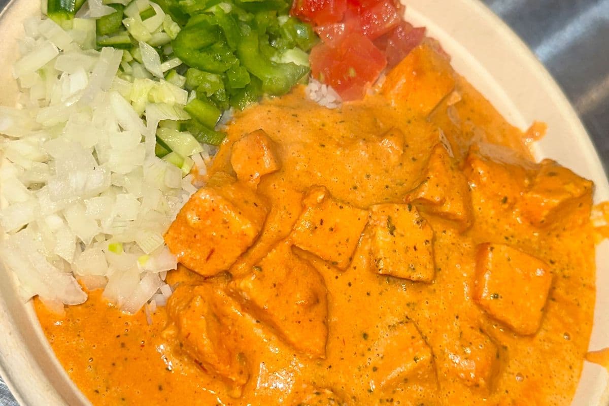 Butter Chicken Rice Bowl