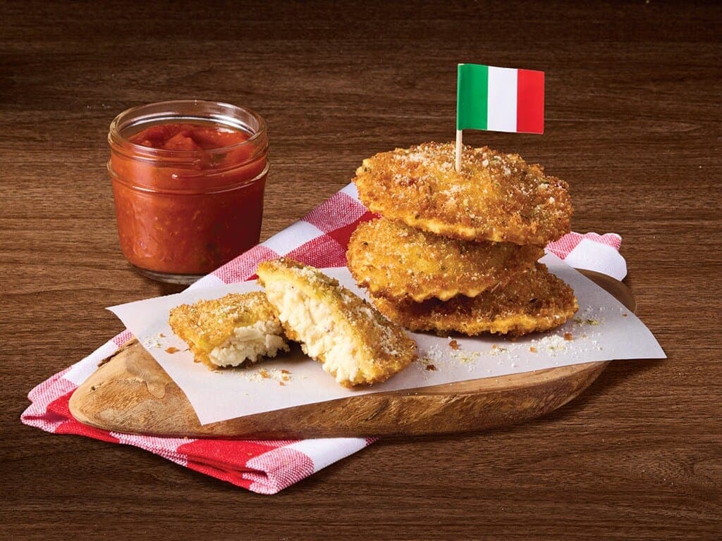 Crispy Cheese Ravioli