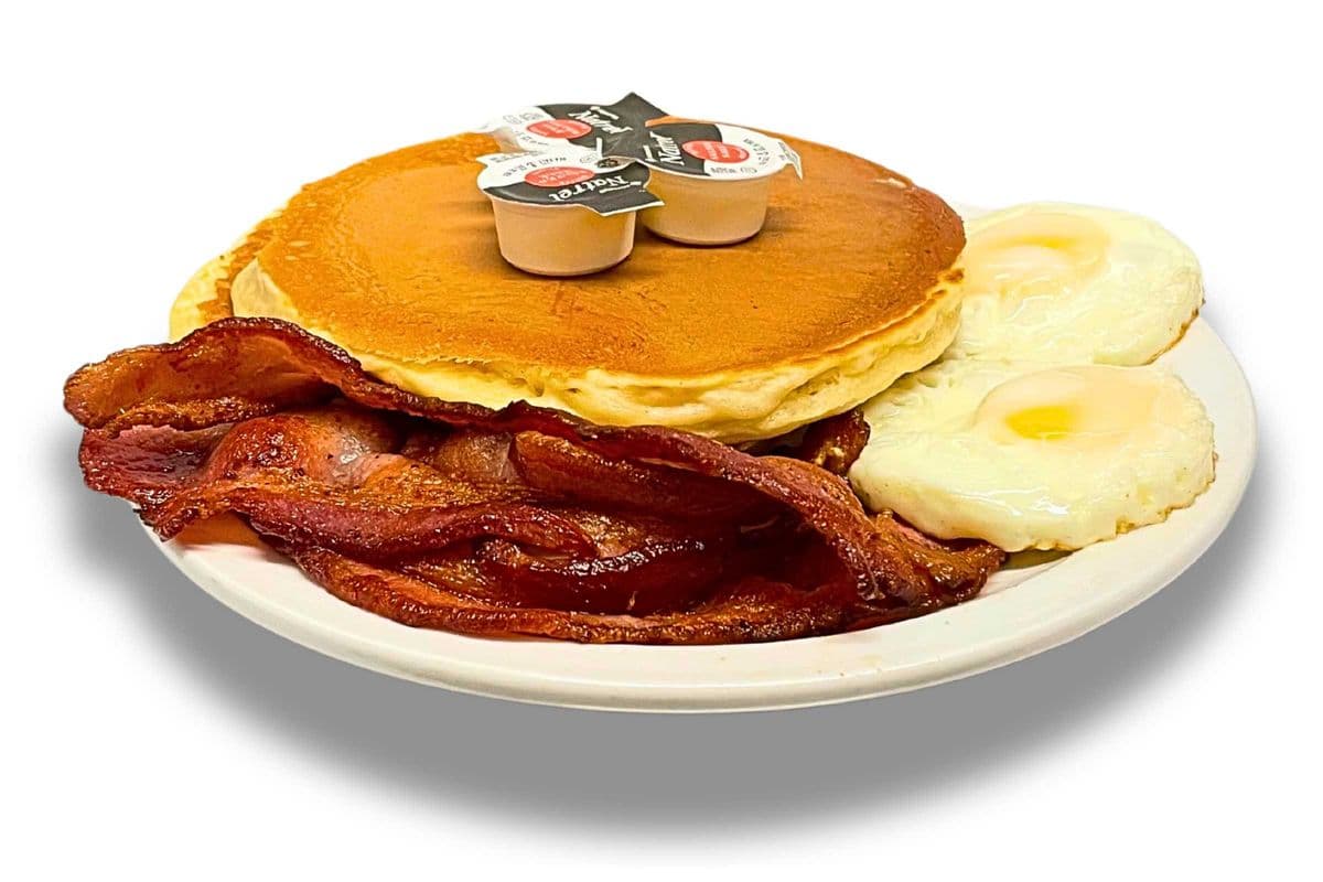 Pancakes, Eggs, & Meat Combo