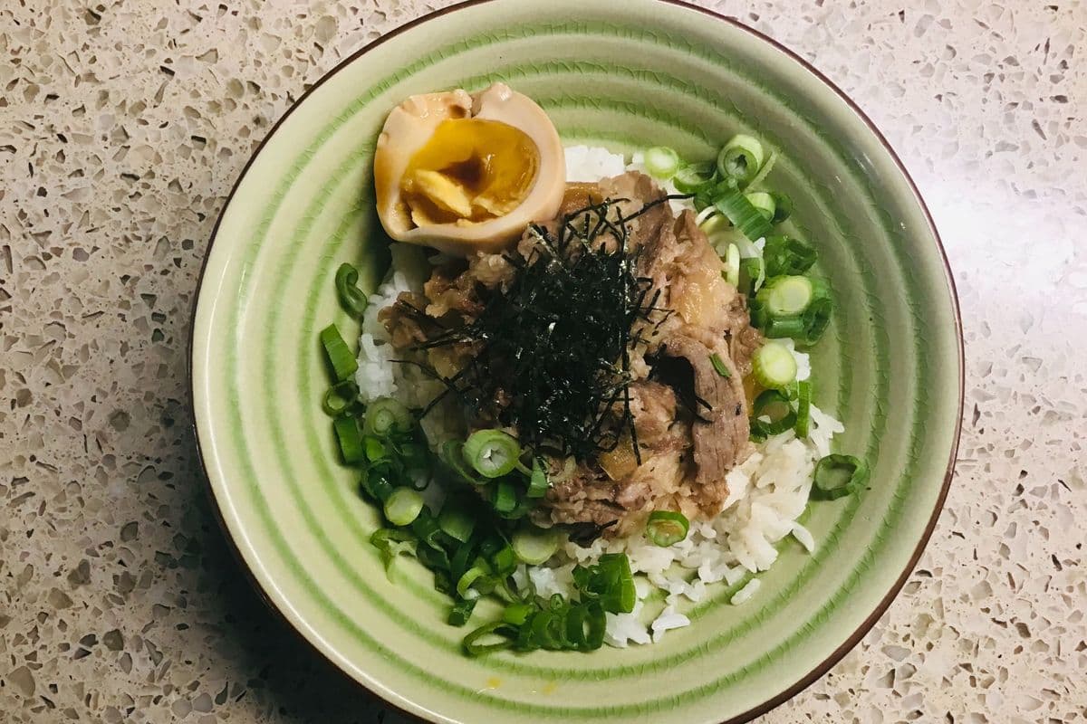 Sukiyaki Beef Don