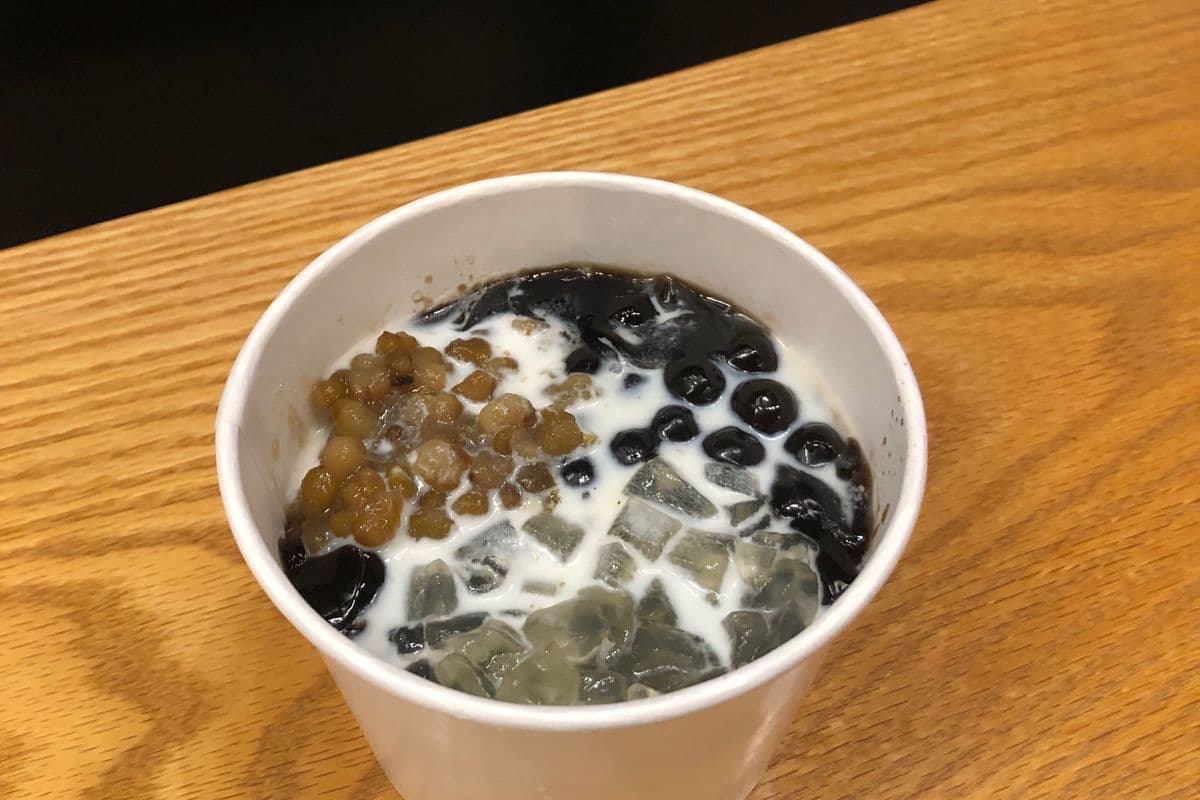 single size grass jelly bowl / 单人份嫩仙草