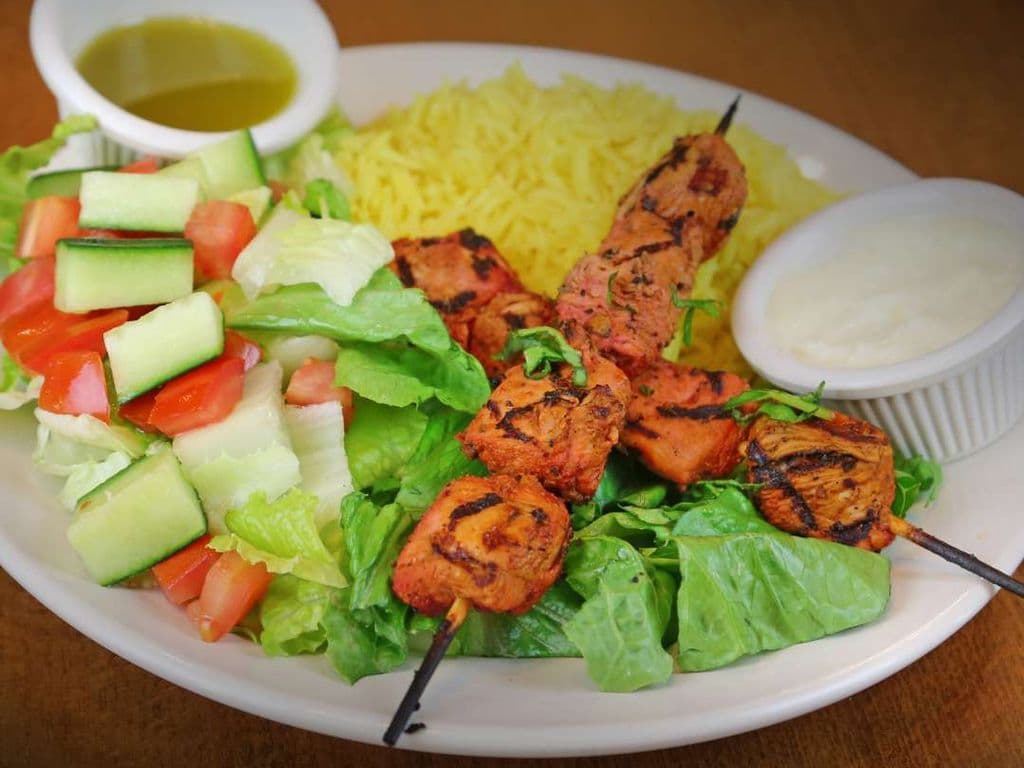 Chicken Tandoori Kebob Plate GF)