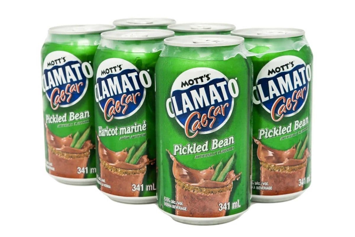 Mott's Pickled Bean Caesar (6 x 355 ml Cans)