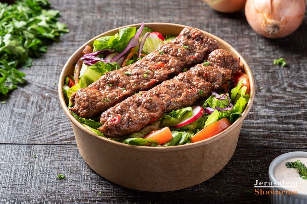 Adana Kabab Salad Bowl
