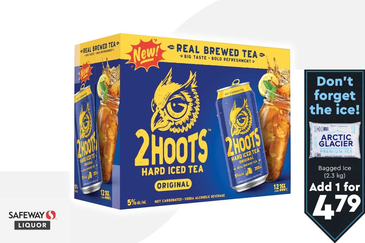 2 Hoots Hard Iced Tea Original (12 x 355 ml)