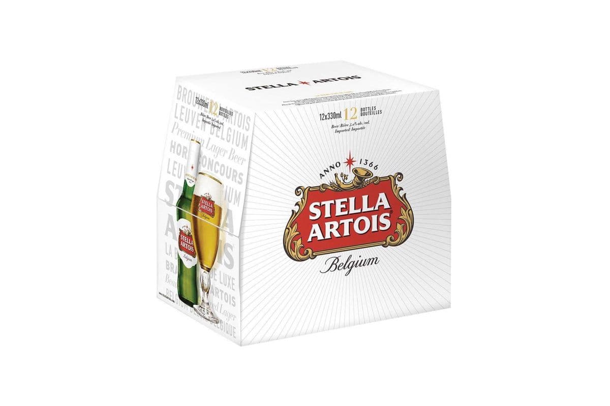 STELLA ARTOIS 12 BOTTLES (1 x 330ML)