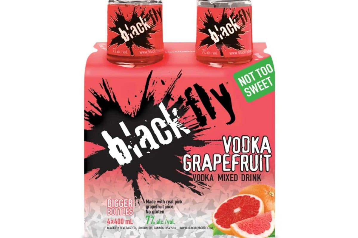Black Fly Grapefruit (4 x 400 ml Bottles)