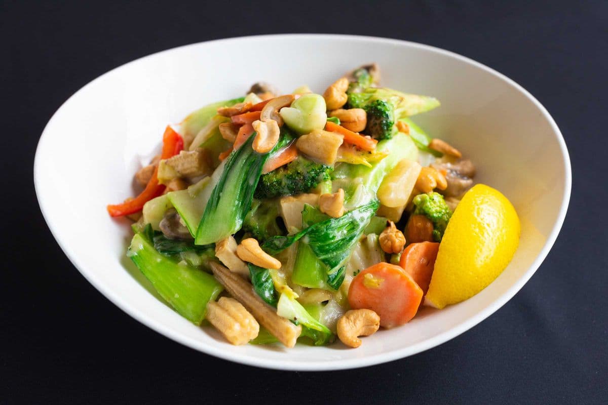 Coconut Cashew Vegetables