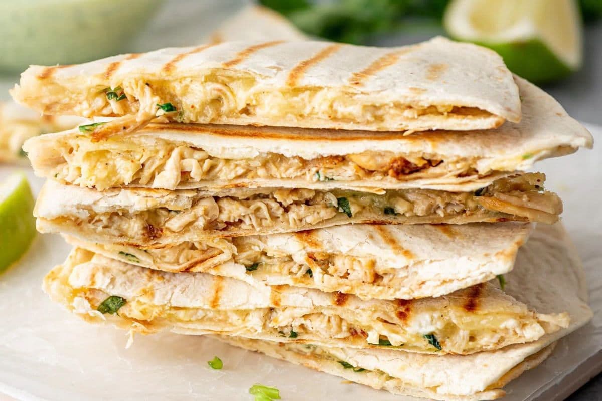 Cheesy Chicken Quesadilla