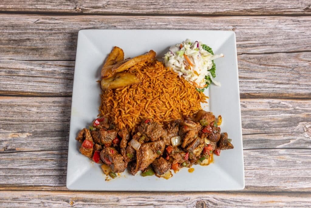Jollof Rice with Asun