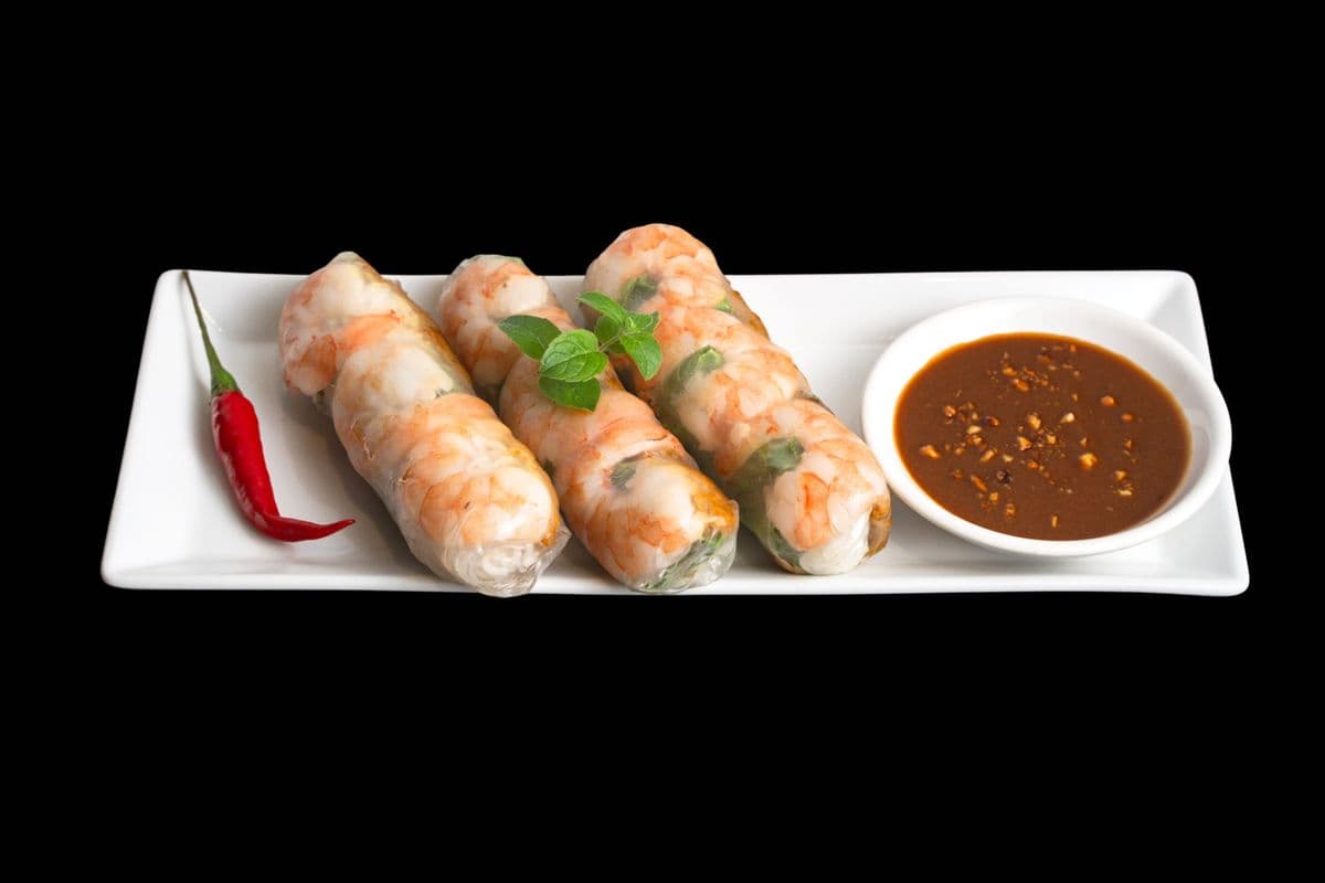A7. Pork and Shrimp Salad Rolls (3pcs)