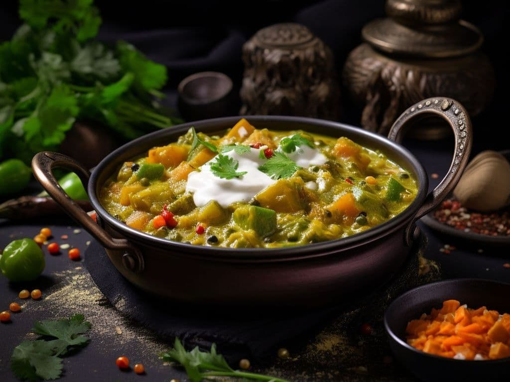 Nawabi Veg Khorma / Khorma Végétarien Nawabi