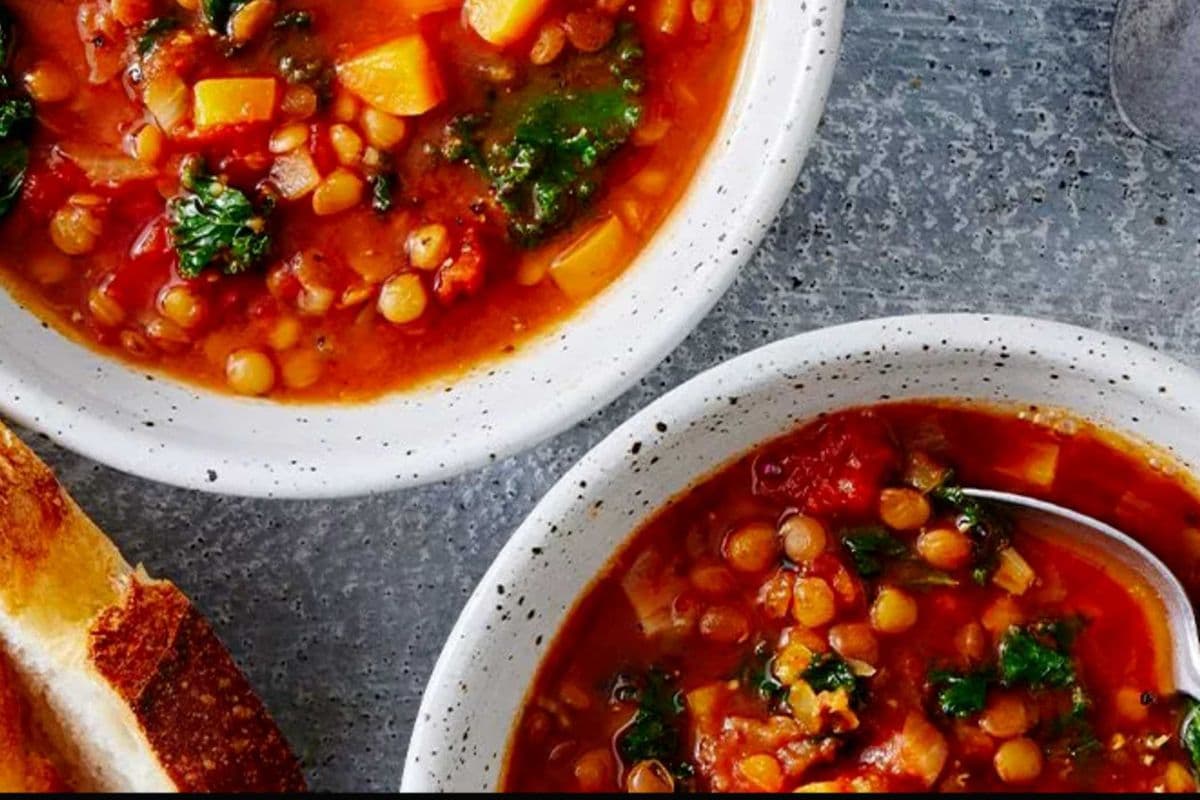 Organic Lentil Soup (Vegan)