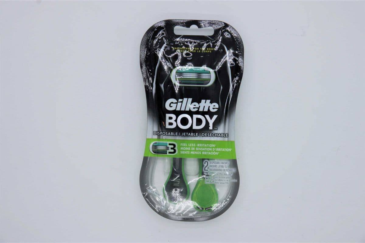Gillette Body Razor , Disposable, 2 Count
