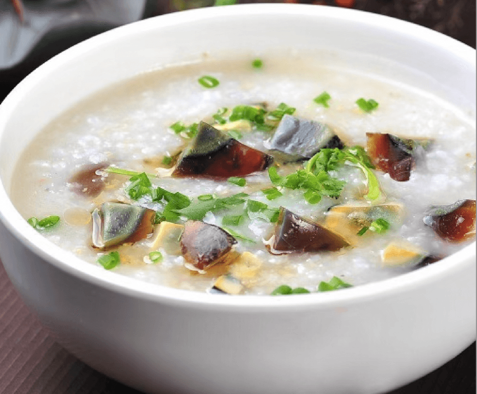 Preserved Eggs and Pork Congee
