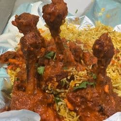 Chicken Lollipop Biryani