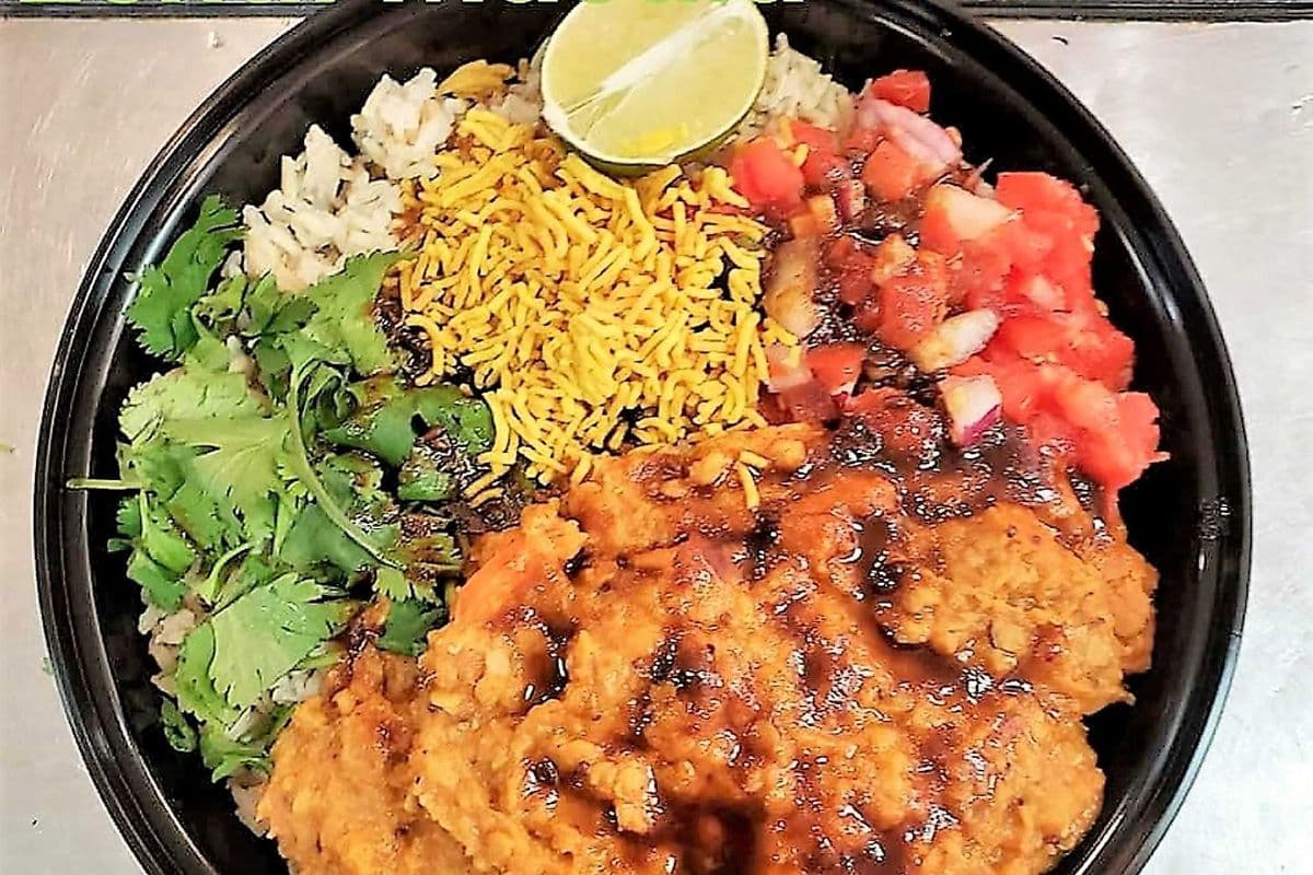 Lentil Masala Bowl (Lentil Coconut curry Rice Bowl)Vegan,GF