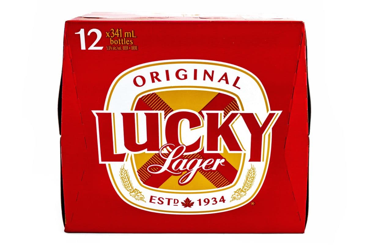 Lucky Lager 12 bottles (12 x 341 ml bottles)