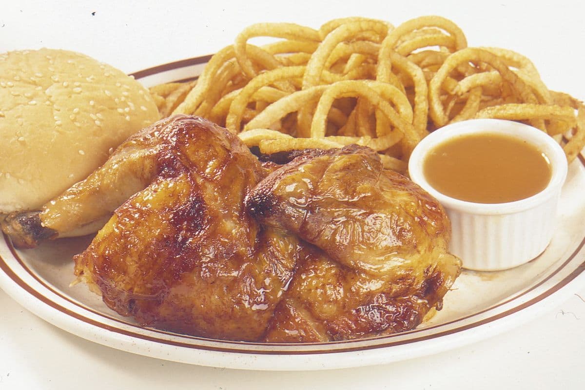 Demi-poulet rôti / Half Barbeque Chicken