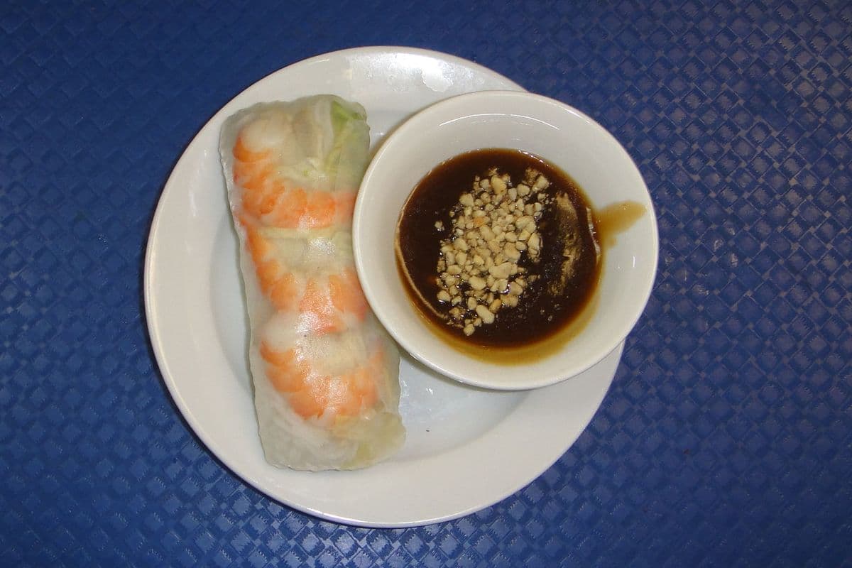2. Rice Paper Roll with Pork and Shrimp
