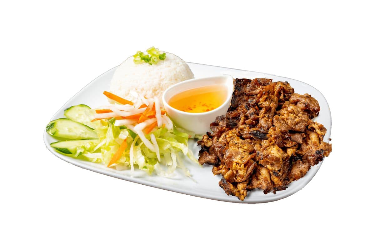 R9. Grilled Pork Slices on Rice