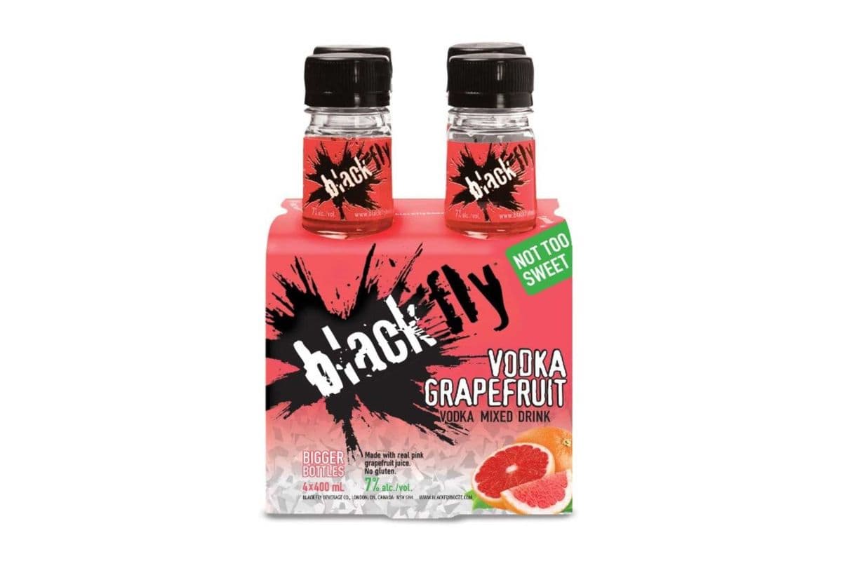 BLACK FLY VODKA GRAPEFRUIT 4x400 ML (1 x 400 ML)
