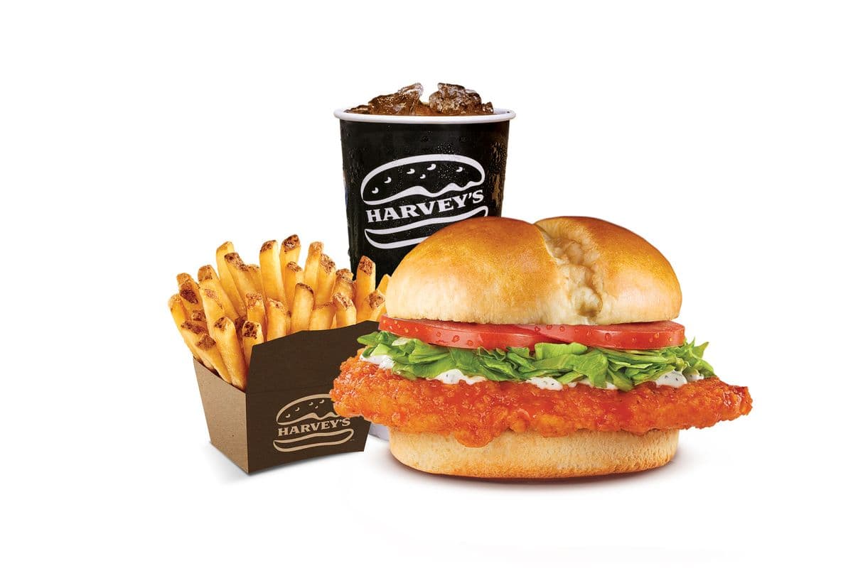 Trio Sandwich au poulet Buffalo / Buffalo Chicken Sandwich Combo