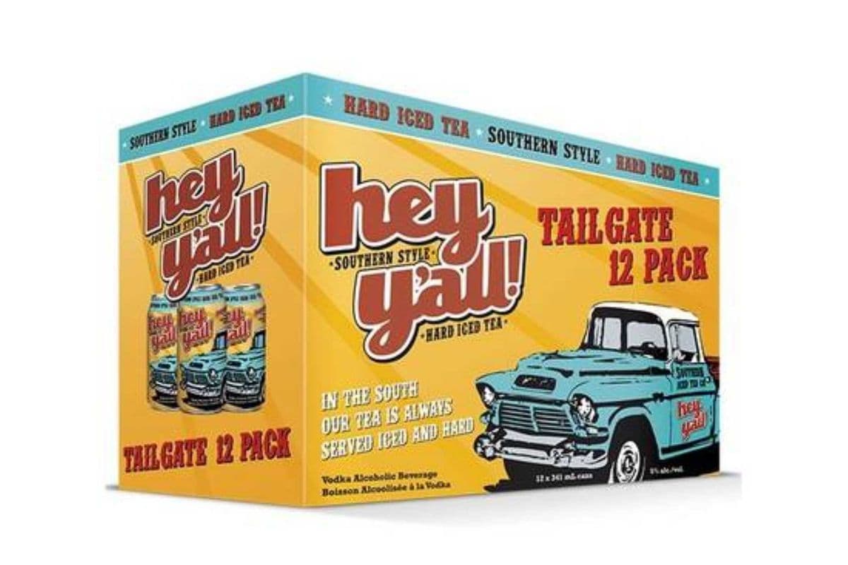 HEY Y'ALL TAILGATE HARD ICED TEA (1 x 12x341mL)