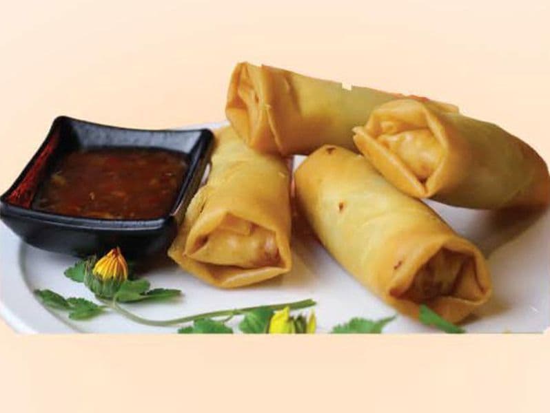 (D06) Shrimp Spring Rolls (D06) 鲜虾春卷