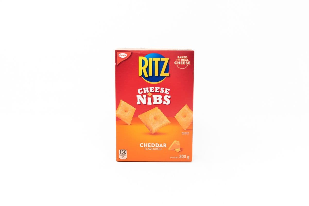 Swiss Cheese and Cheese Nibs Crackers