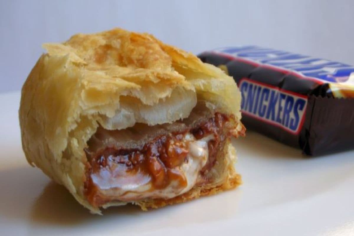 Deep-Fried Snickers Chocolate Bar