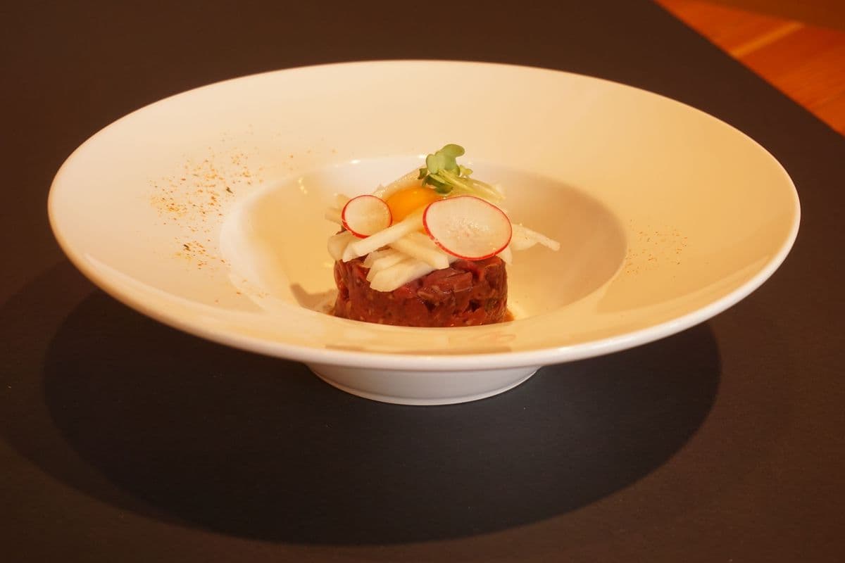 Beef Tartar with Tako Wasabi