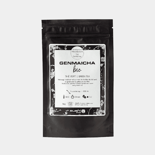 Bio Genmaicha Green Tea Bag / Sac thé vert biologique Genmaicha