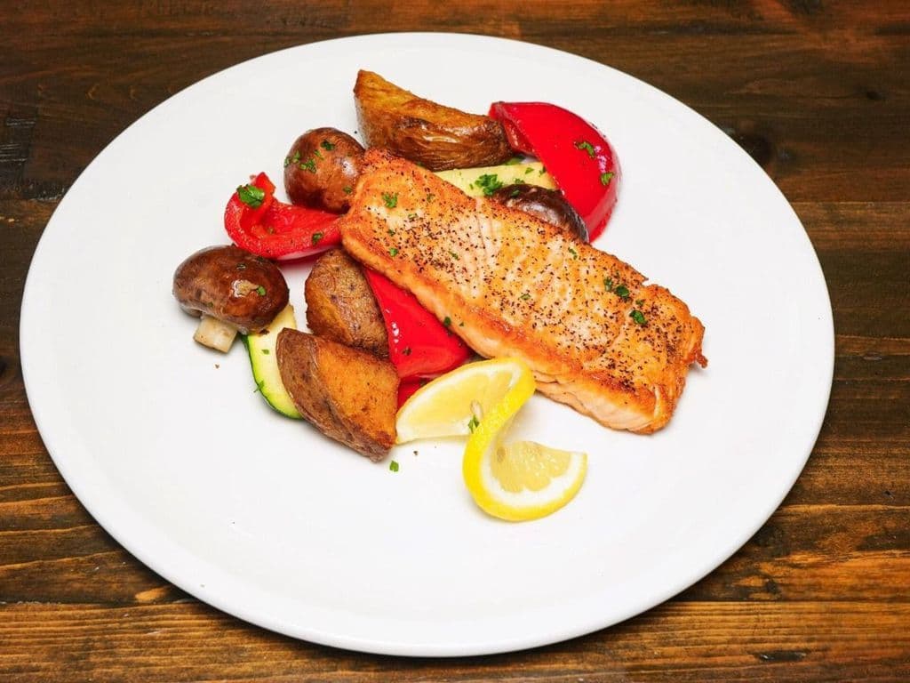 Pan Seared Salmon Plate