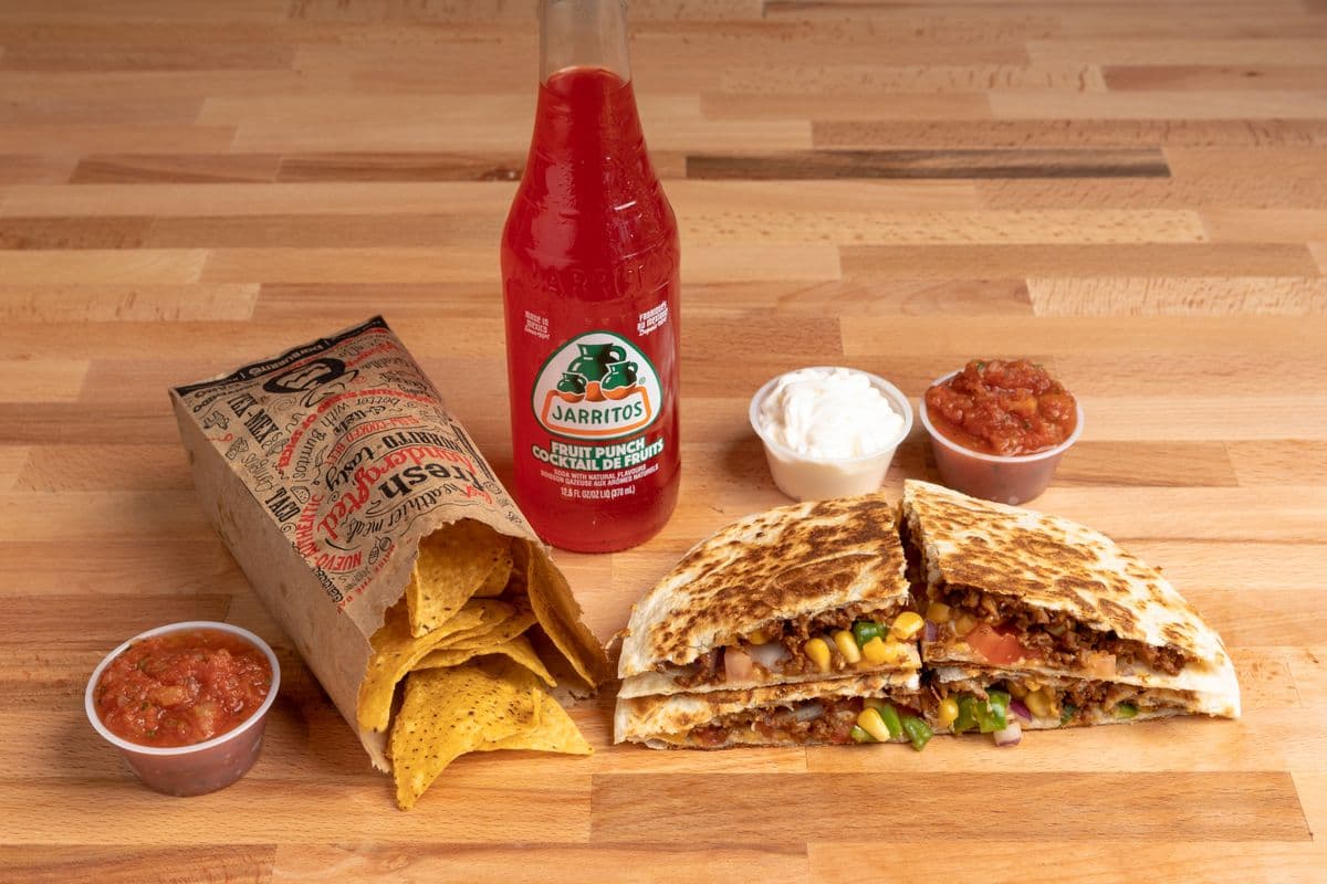 Veggie Ground Quesadilla Combo