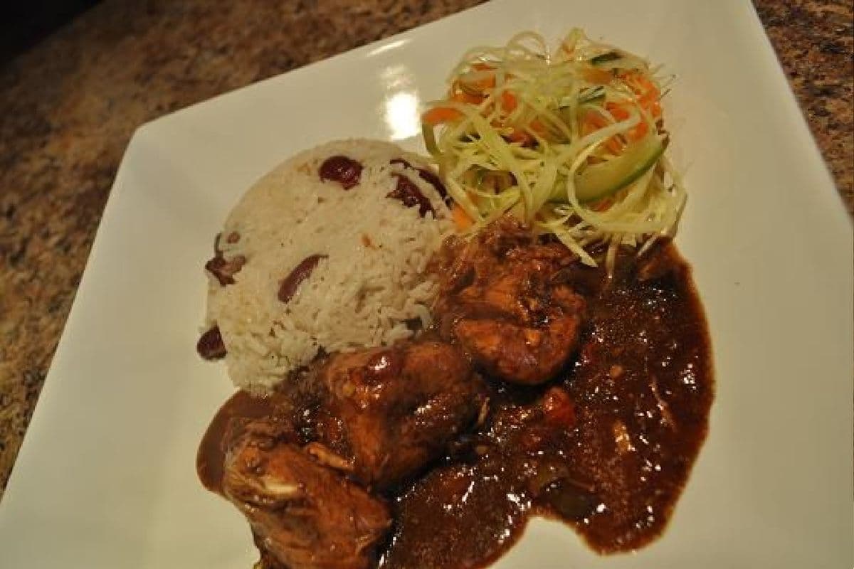 Stew Chicken Dinner