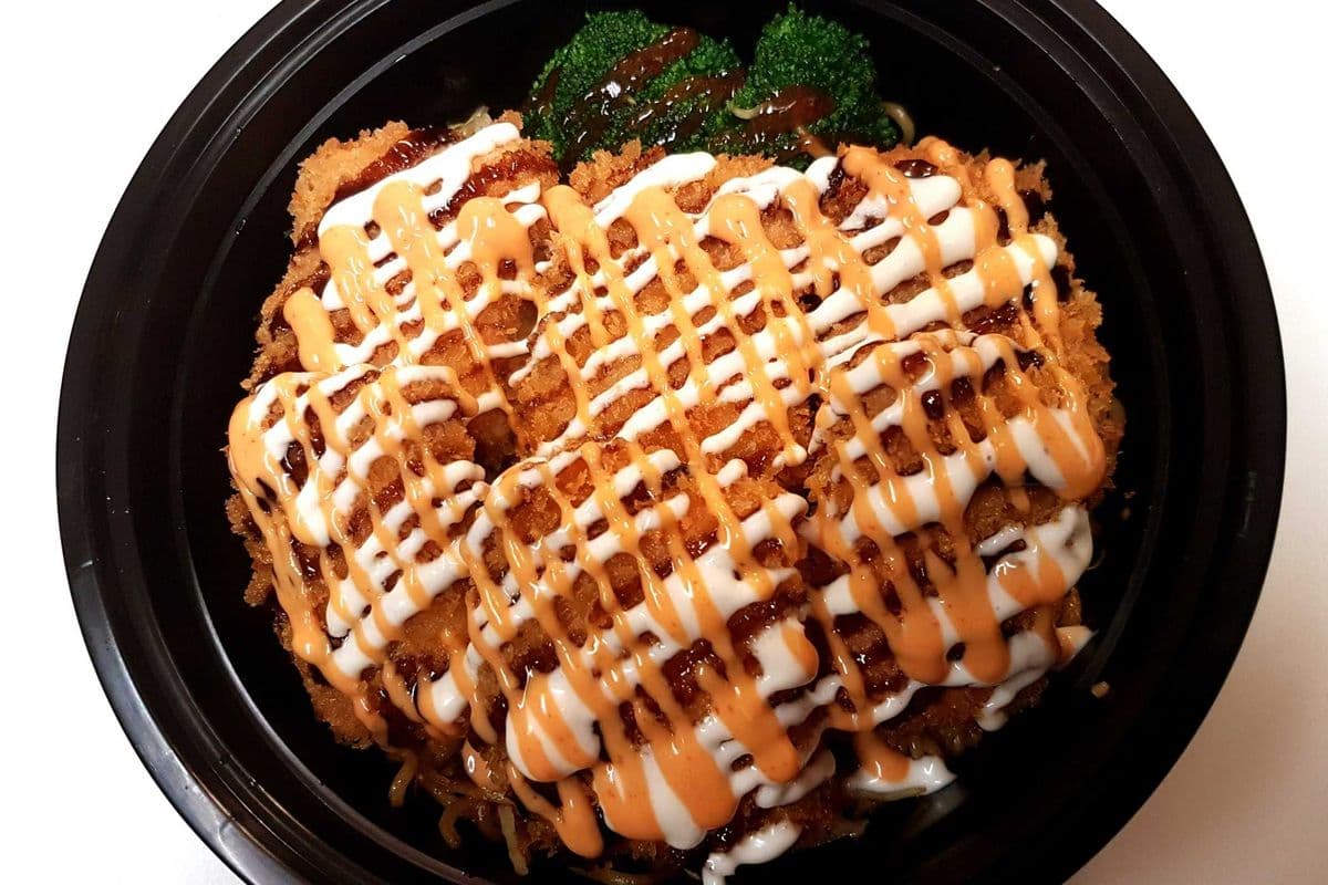 Crunchy Salmon Yakisoba Noodle♦️♦️♦️