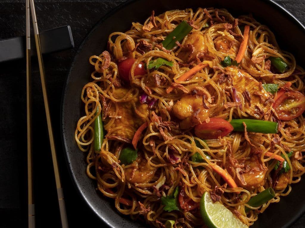Nouilles de rue du Singapour / Singapore Street Noodles